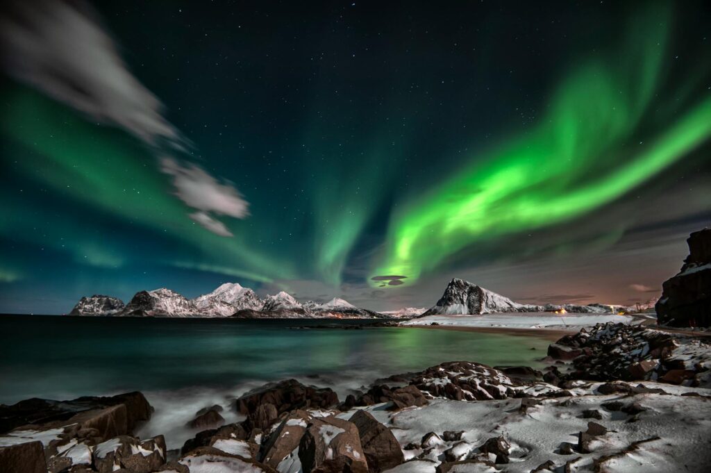 Illustration of Northern Lights Norway Guide: Best Places for Stunning Aurora Borealis