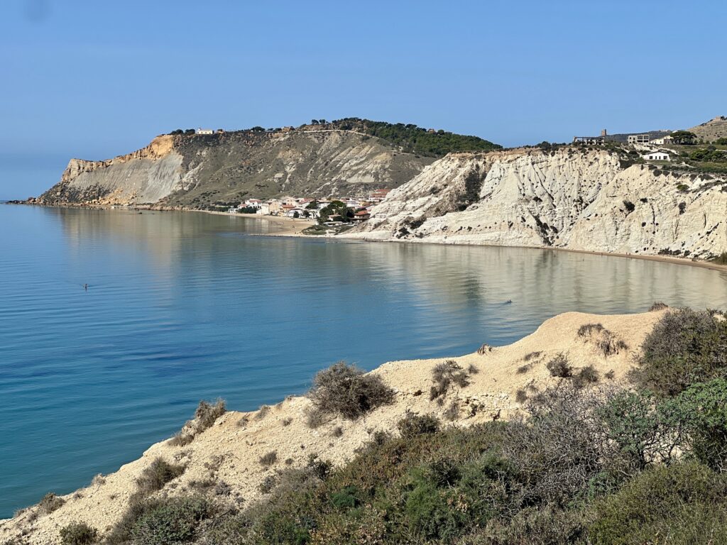 White cliffs of Scala dei Turchi, a highlight of our Sicily road trip itinerary