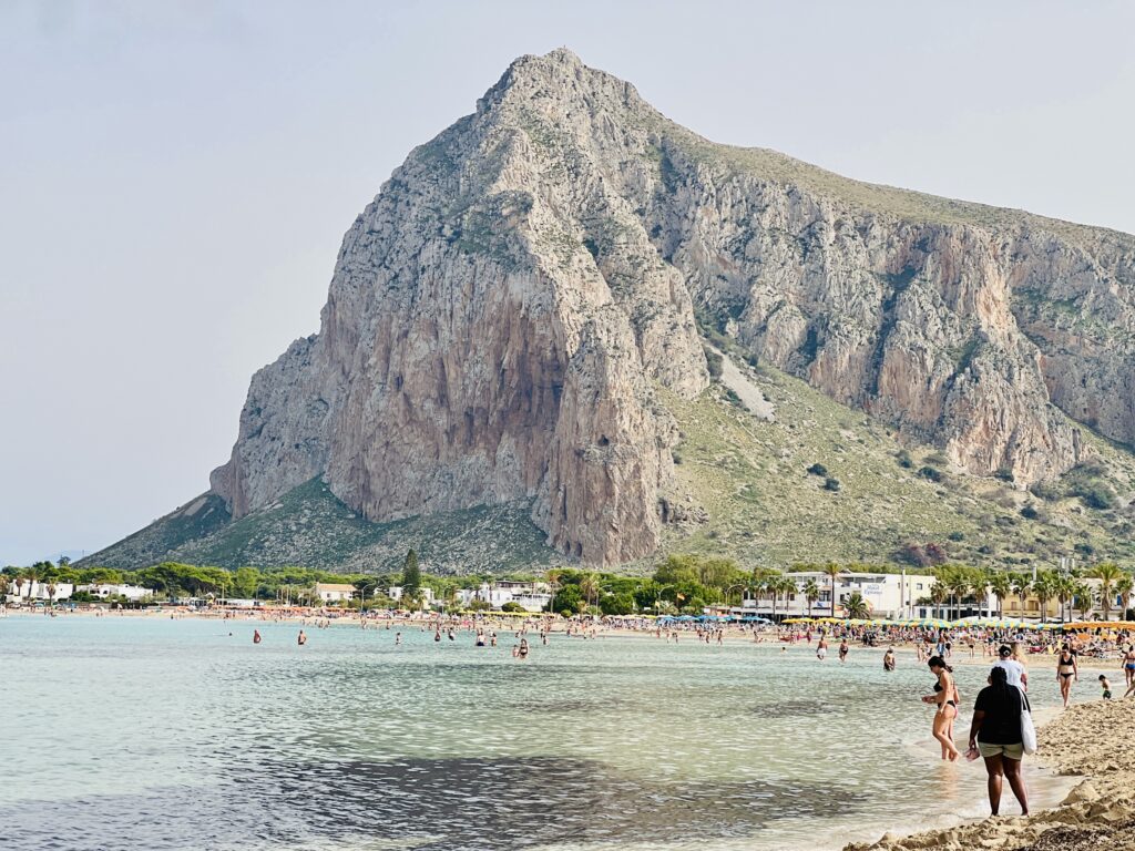 San Vito Lo Capo beach and Monte Monaco