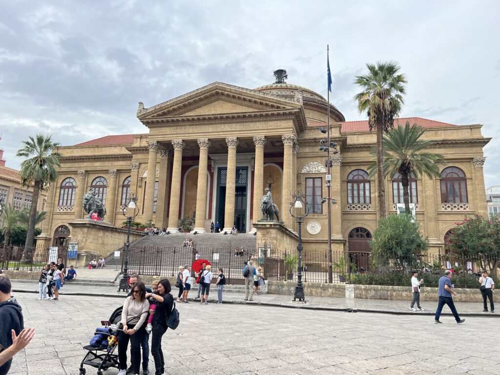 Teatro Massimo opera house in Palermo